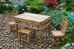 building bamboo furniture